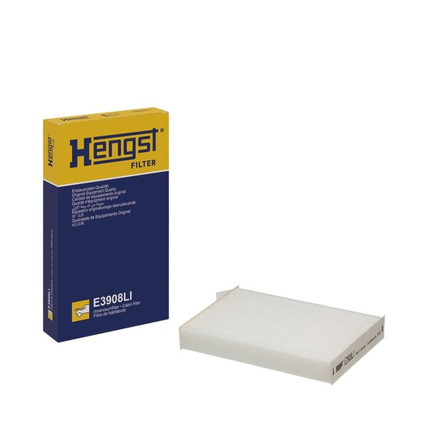 Innenraum-/Pollenfilter HENGST FILTER E3908LI 200x142x30mm - 1 Stück