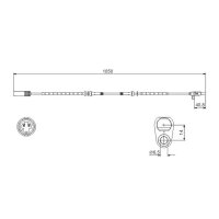 BOSCH 0 986 594 512 Sensor, Raddrehzahl