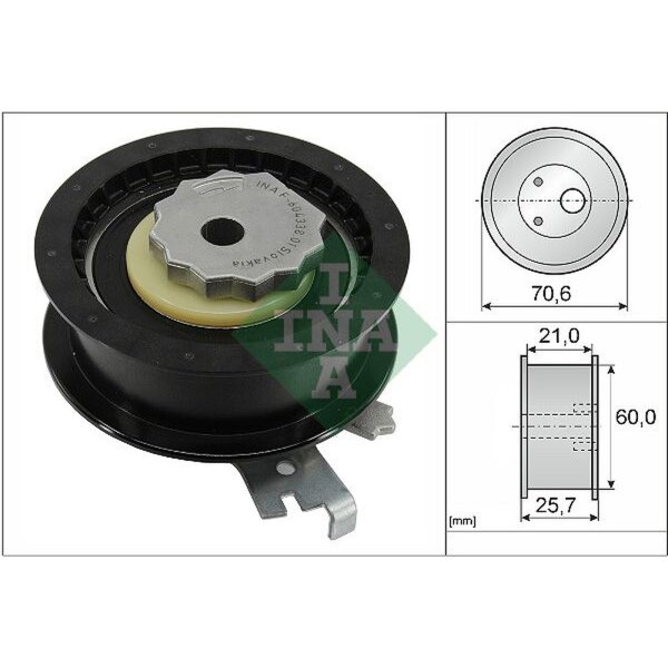 Schaeffler INA 531 0882 10 Spannrolle, Zahnriemen