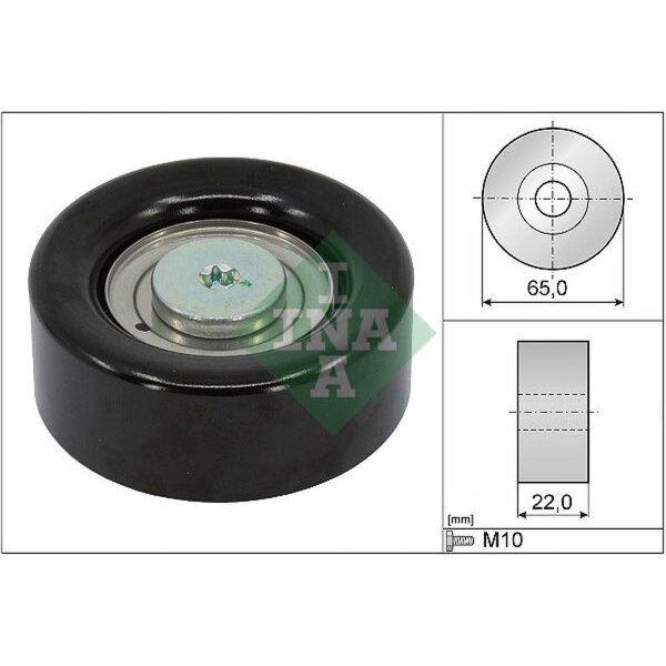 Schaeffler INA 532 0639 10 Umlenk-/Führungsrolle, Keilrippenriemen