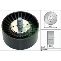 Schaeffler INA 532 0735 10 Umlenk-/Führungsrolle,...
