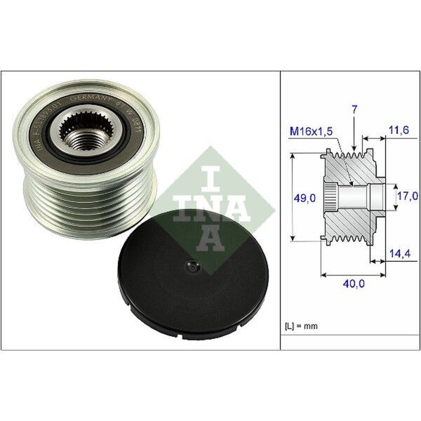 Schaeffler INA 535 0254 10 Generatorfreilauf