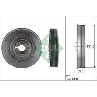 Schaeffler INA 544 0090 10 Riemenscheibe, Kurbelwelle