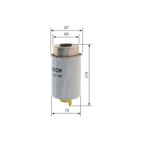 BOSCH F 026 402 088 Kraftstofffilter