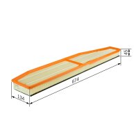 BOSCH F 026 400 147 Luftfilter