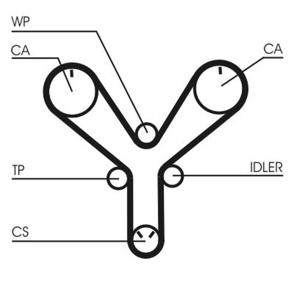 CONTINENTAL CTAM CT1147 Zahnriemen