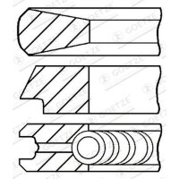GOETZE ENGINE 08-424000-00 Kolbenringsatz