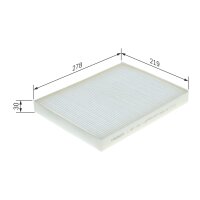BOSCH 1 987 432 114 Filter, Innenraumluft