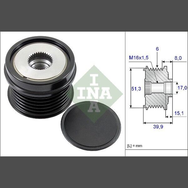 Schaeffler INA 535 0252 10 Generatorfreilauf
