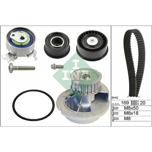 Schaeffler INA 530 0078 31 Wasserpumpe + Zahnriemensatz