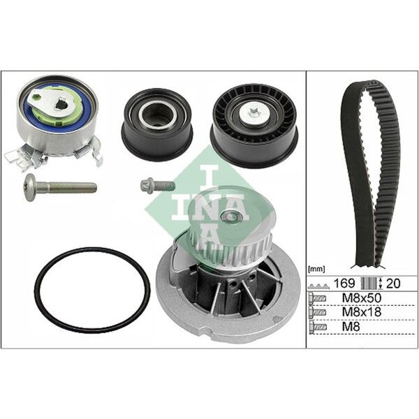 Schaeffler INA 530 0078 32 Wasserpumpe + Zahnriemensatz