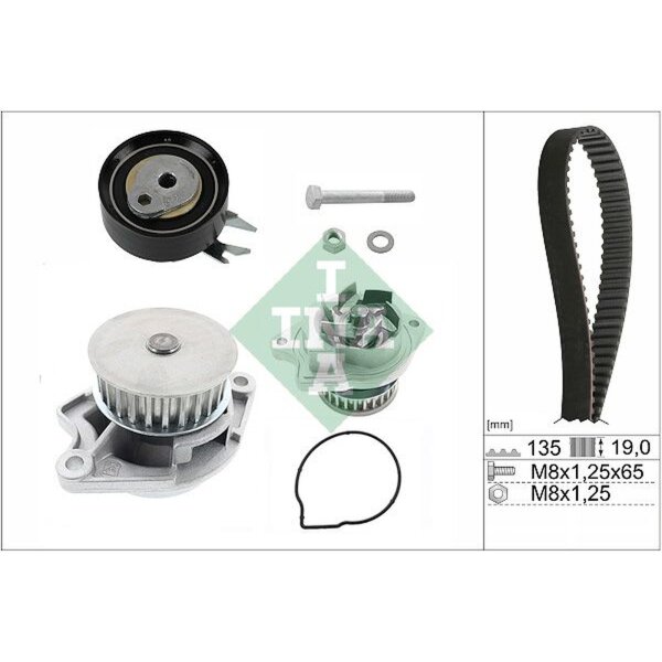 Schaeffler INA 530 0166 31 Wasserpumpe + Zahnriemensatz