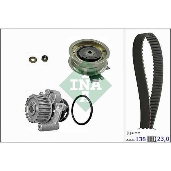 Schaeffler INA 530 0171 30 Wasserpumpe + Zahnriemensatz