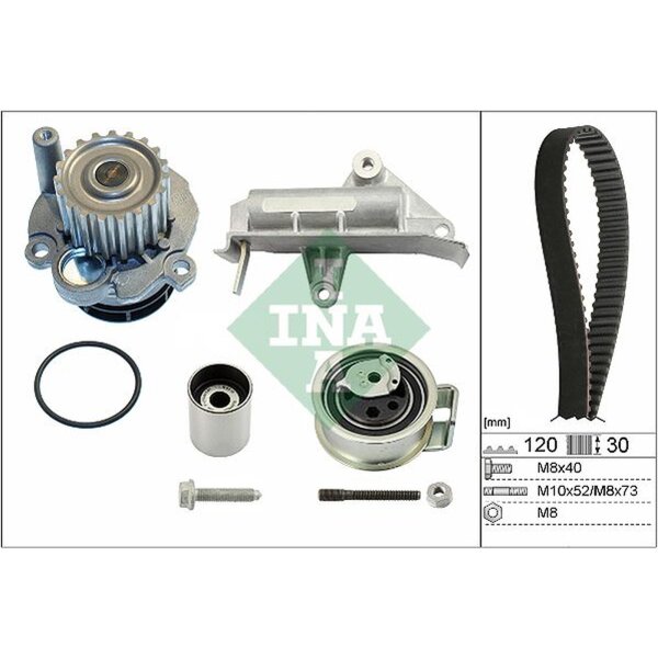 Schaeffler INA 530 0177 30 Wasserpumpe + Zahnriemensatz