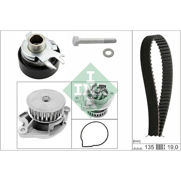 Schaeffler INA 530 0199 30 Wasserpumpe + Zahnriemensatz