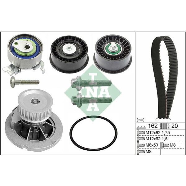 Schaeffler INA 530 0441 30 Wasserpumpe + Zahnriemensatz