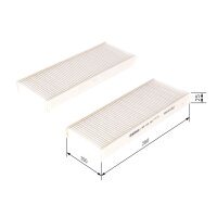 BOSCH 1 987 432 194 Filter, Innenraumluft