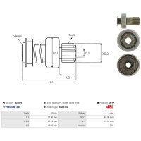 AS-PL SD3049 Freilaufgetriebe, Starter