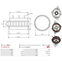 AS-PL ABR6002 Stator, Generator