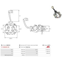 AS-PL SBH3012 Halter, Kohlebürsten