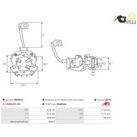 AS-PL SBH3010 Halter, Kohlebürsten