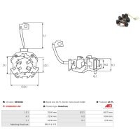 AS-PL SBH0064 Halter, Kohlebürsten