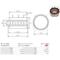 AS-PL AS3017 Stator, Generator