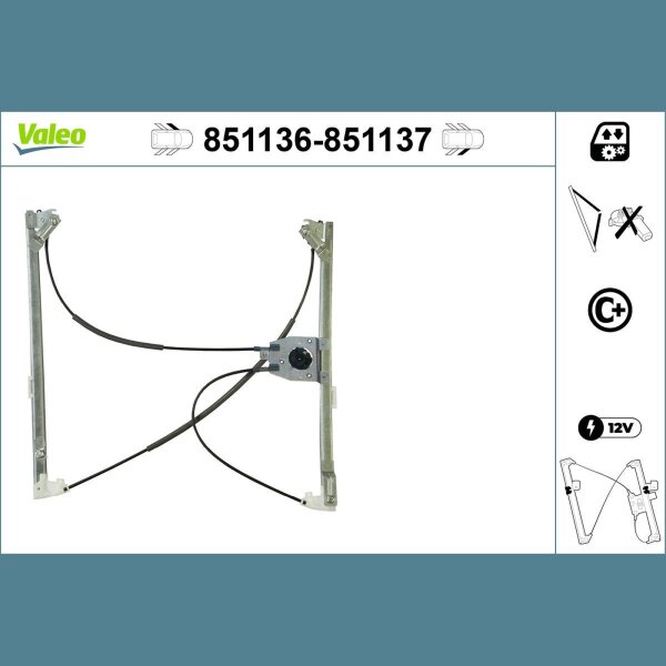 VALEO 851137 Fensterheber