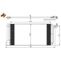 NRF 350051 Kondensator, Klimaanlage