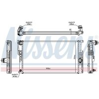 NISSENS 60815 Kühler, Motorkühlung