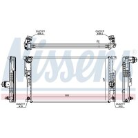 NISSENS 60817 Kühler, Motorkühlung