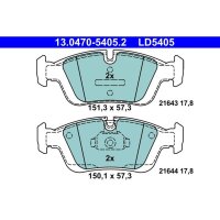 ATE 13.0470-5405.2 Bremsbelagsatz, Scheibenbremse
