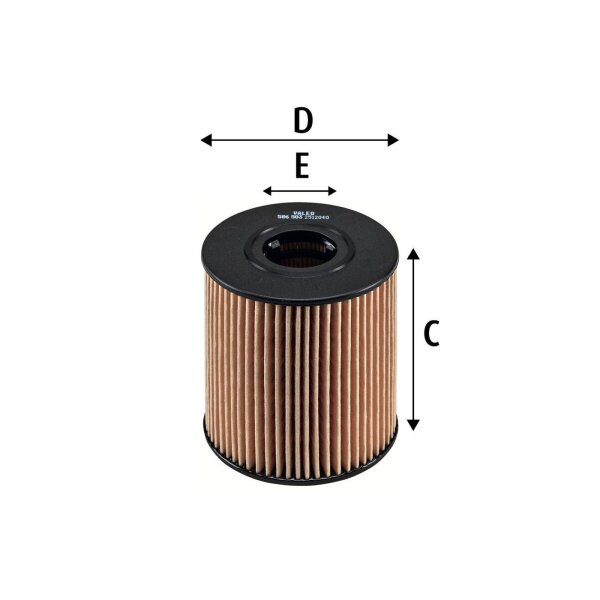 VALEO 586503 Ölfilter