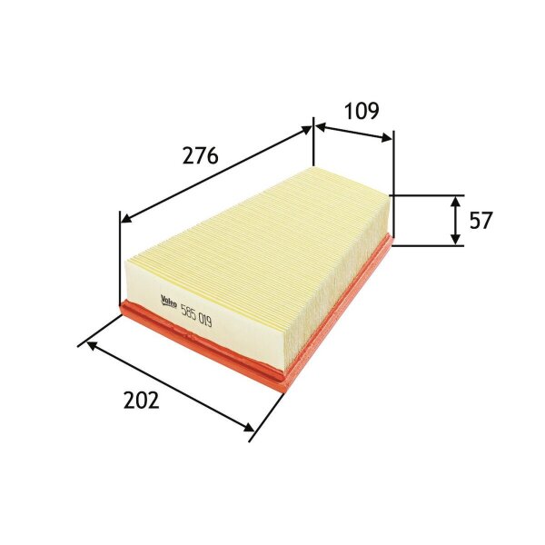 VALEO 585019 Luftfilter