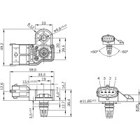 BOSCH 0 281 006 076 Sensor, Ladedruck