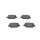 BOSCH 0 986 494 214 Bremsbelagsatz, Scheibenbremse
