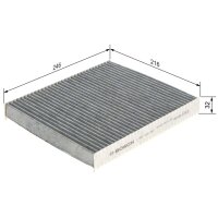 BOSCH 1 987 432 357 Filter, Innenraumluft