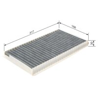 BOSCH 1 987 432 402 Filter, Innenraumluft