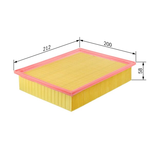 BOSCH F 026 400 097 Luftfilter