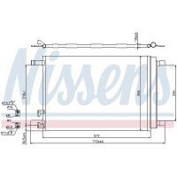 NISSENS 940319 Kondensator, Klimaanlage