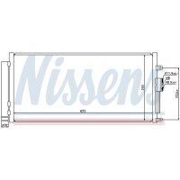 NISSENS 940291 Kondensator, Klimaanlage