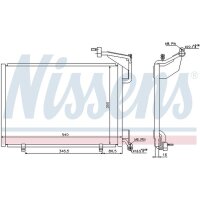 NISSENS 940285 Kondensator, Klimaanlage