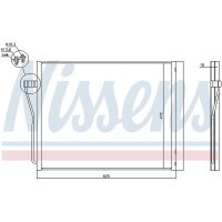 NISSENS 940308 Kondensator, Klimaanlage