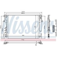 NISSENS 940348 Kondensator, Klimaanlage