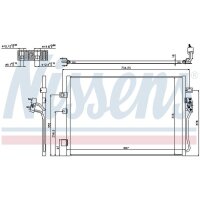 NISSENS 940342 Kondensator, Klimaanlage