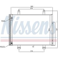 NISSENS 940356 Kondensator, Klimaanlage