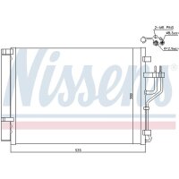 NISSENS 940353 Kondensator, Klimaanlage