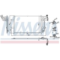 NISSENS 940355 Kondensator, Klimaanlage