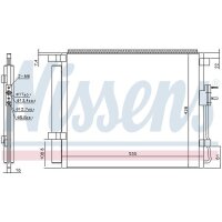 NISSENS 940391 Kondensator, Klimaanlage