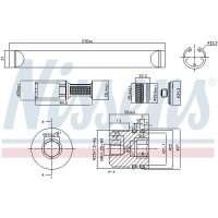 NISSENS 95490 Trockner, Klimaanlage